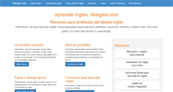 Desktop Screenshot of abingles.com